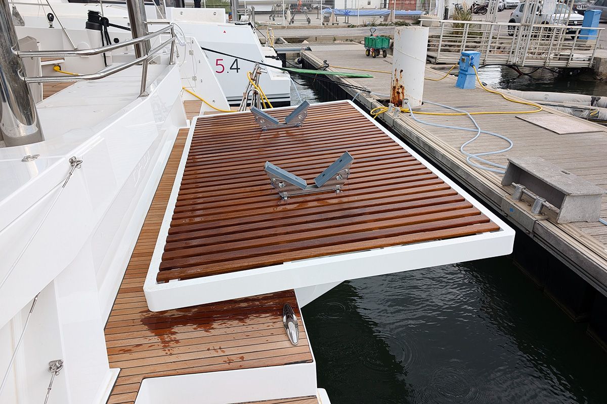 Maravela, a Bali 5.4 catamaran at Road Town, British Virgin Islands