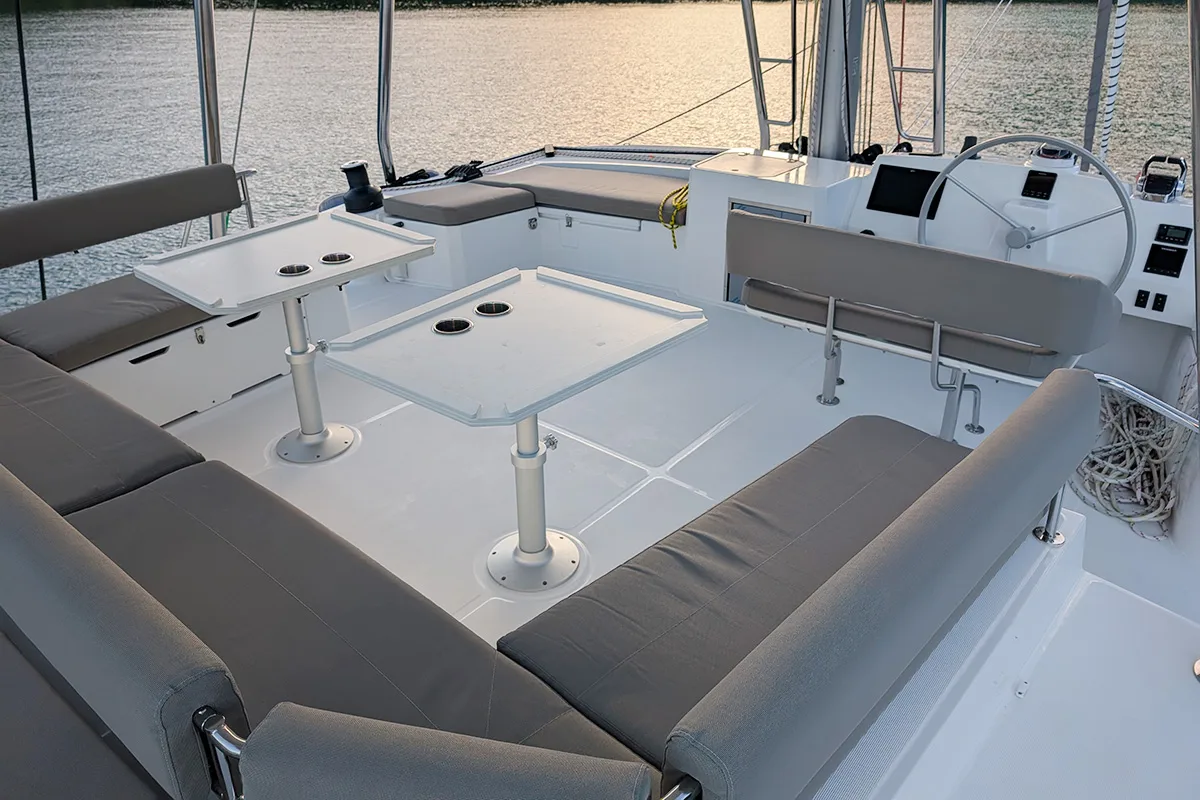 Maravela, a Bali 5.4 catamaran at Road Town, British Virgin Islands