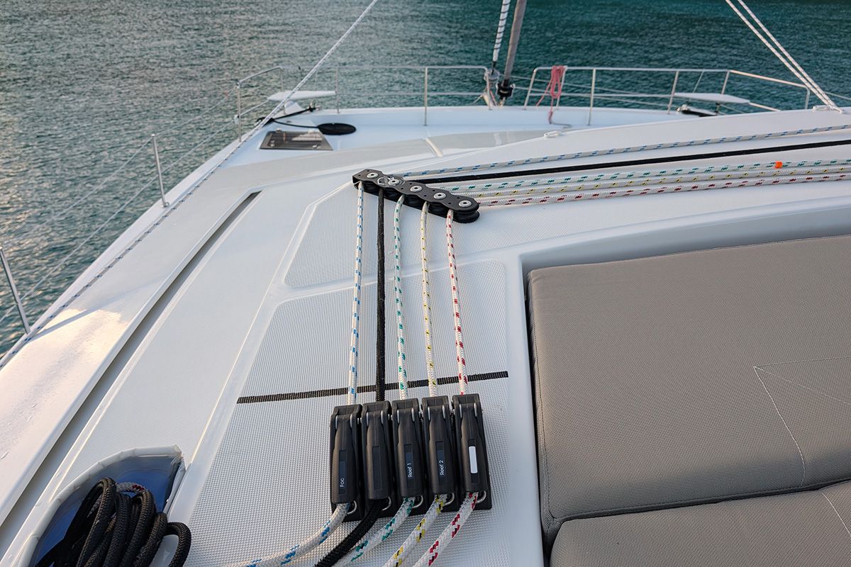 Maravela, a Bali 5.4 catamaran at Road Town, British Virgin Islands