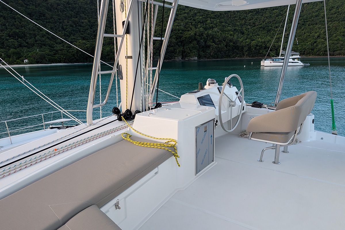Maravela, a Bali 5.4 catamaran at Road Town, British Virgin Islands