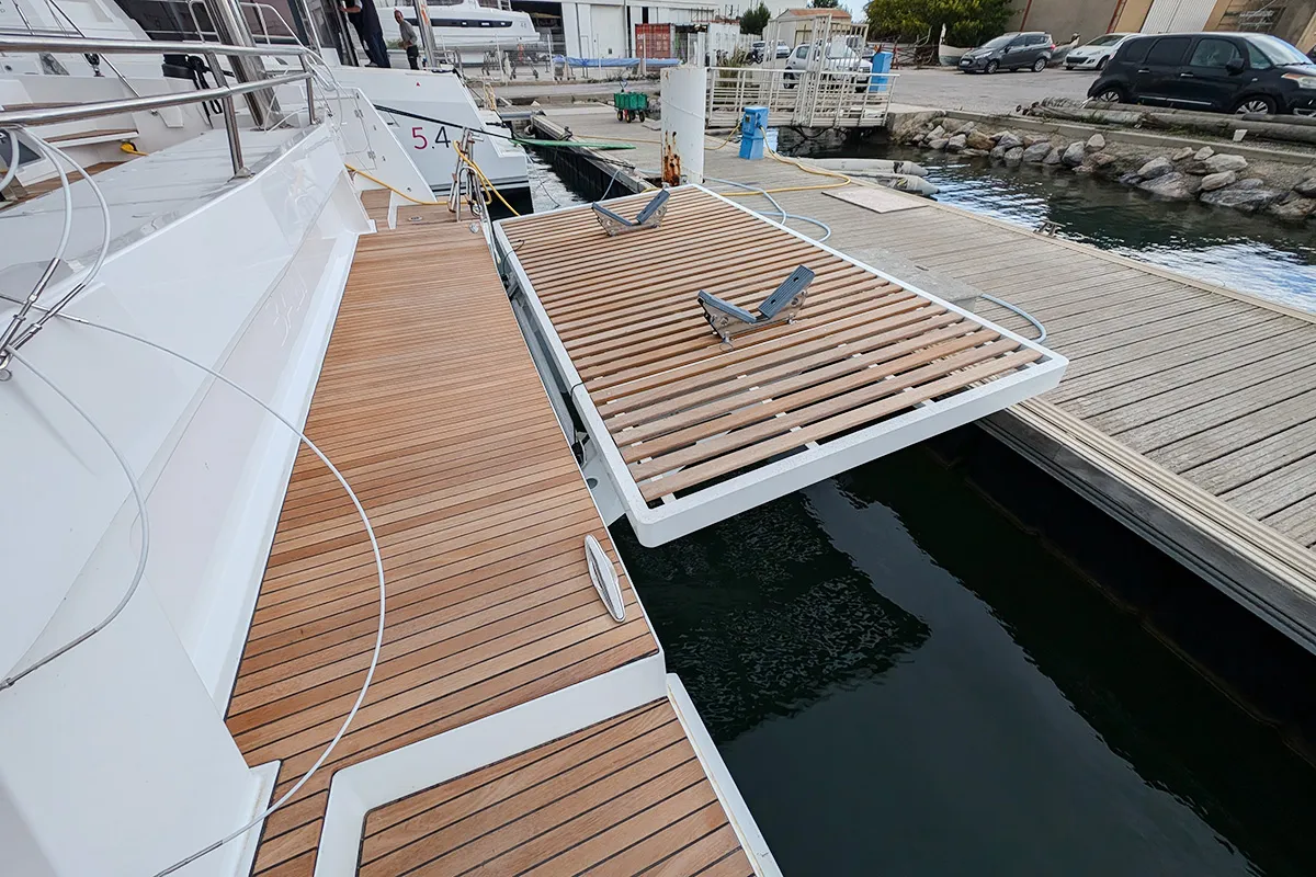 Maravela, a Bali 5.4 catamaran at Road Town, British Virgin Islands