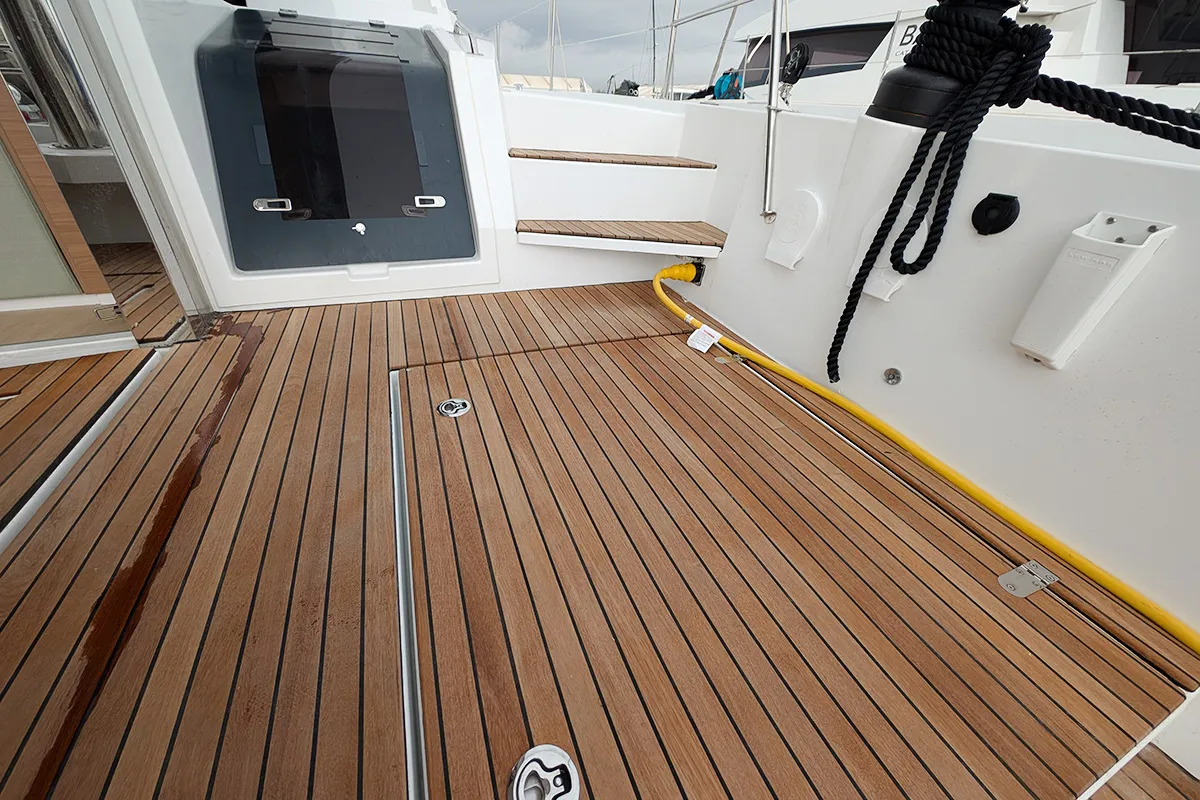 Maravela, a Bali 5.4 catamaran at Road Town, British Virgin Islands