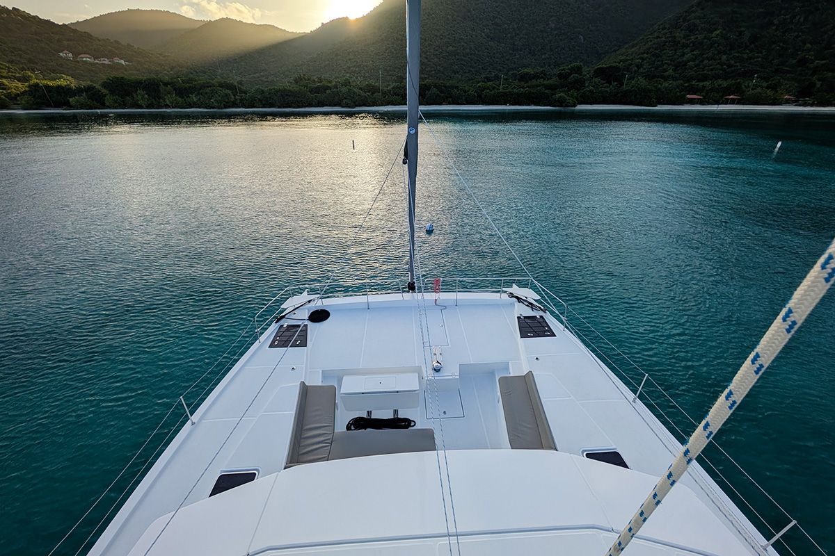 Maravela, a Bali 5.4 catamaran at Road Town, British Virgin Islands
