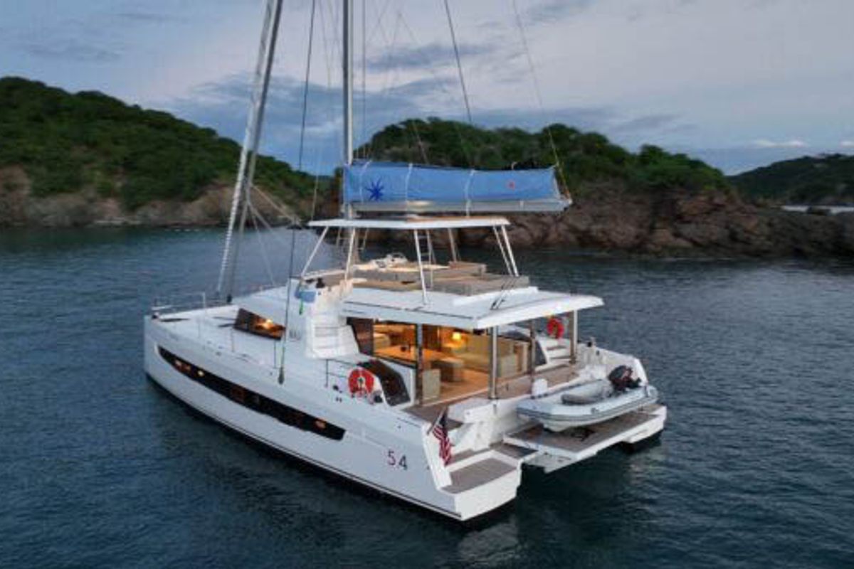 Maravela, a Bali 5.4 catamaran at Road Town, British Virgin Islands