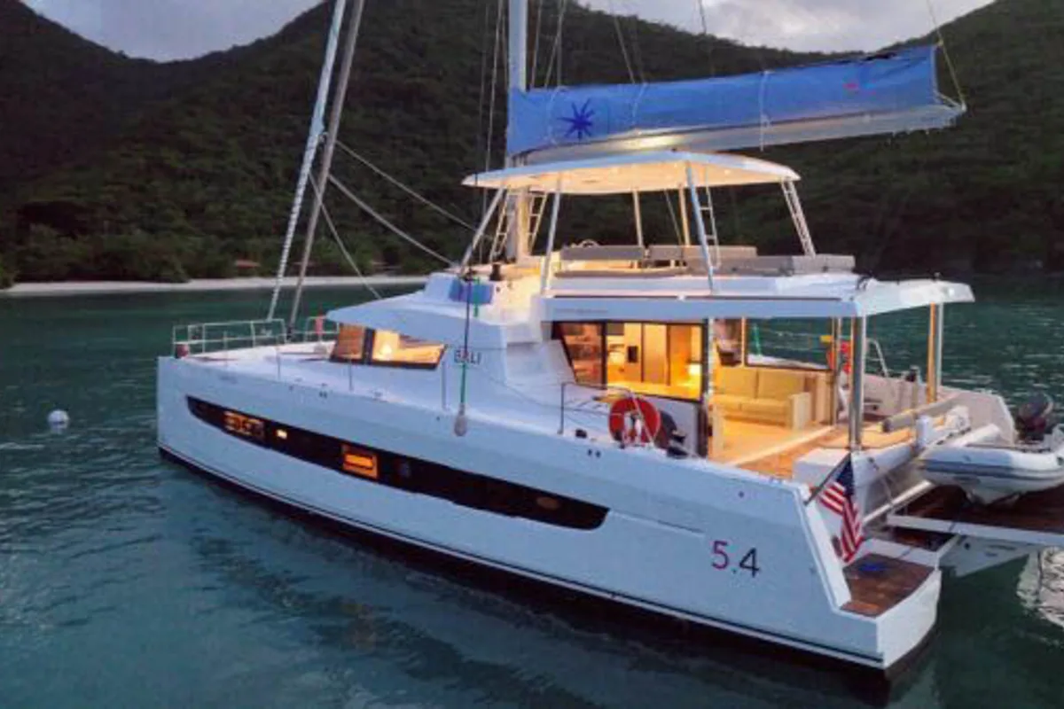 Maravela, a Bali 5.4 catamaran at Road Town, British Virgin Islands