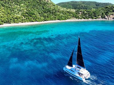 Maravela, a Bali 5.4 catamaran at Road Town, British Virgin Islands