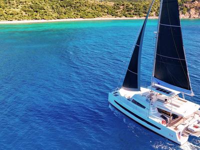 Maravela, a Bali 5.4 catamaran at Road Town, British Virgin Islands
