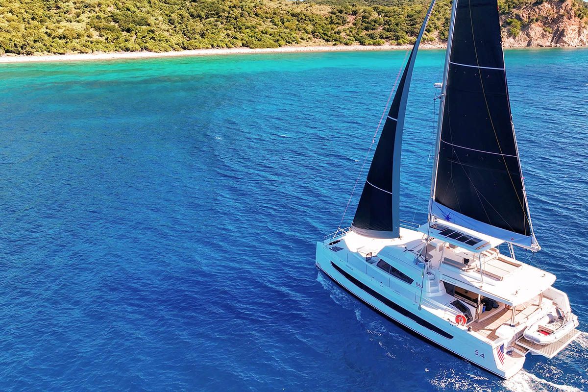 Maravela, a Bali 5.4 catamaran at Road Town, British Virgin Islands