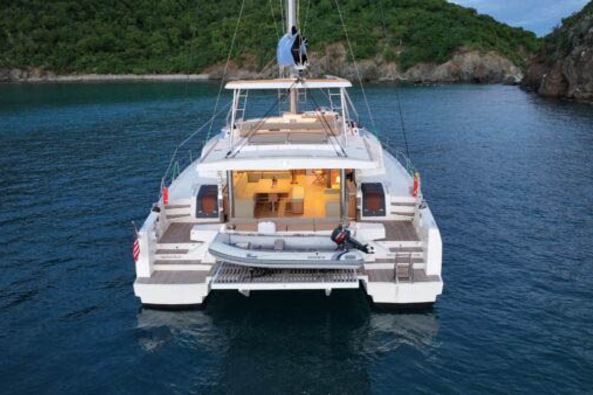 Maravela, a Bali 5.4 catamaran at Road Town, British Virgin Islands