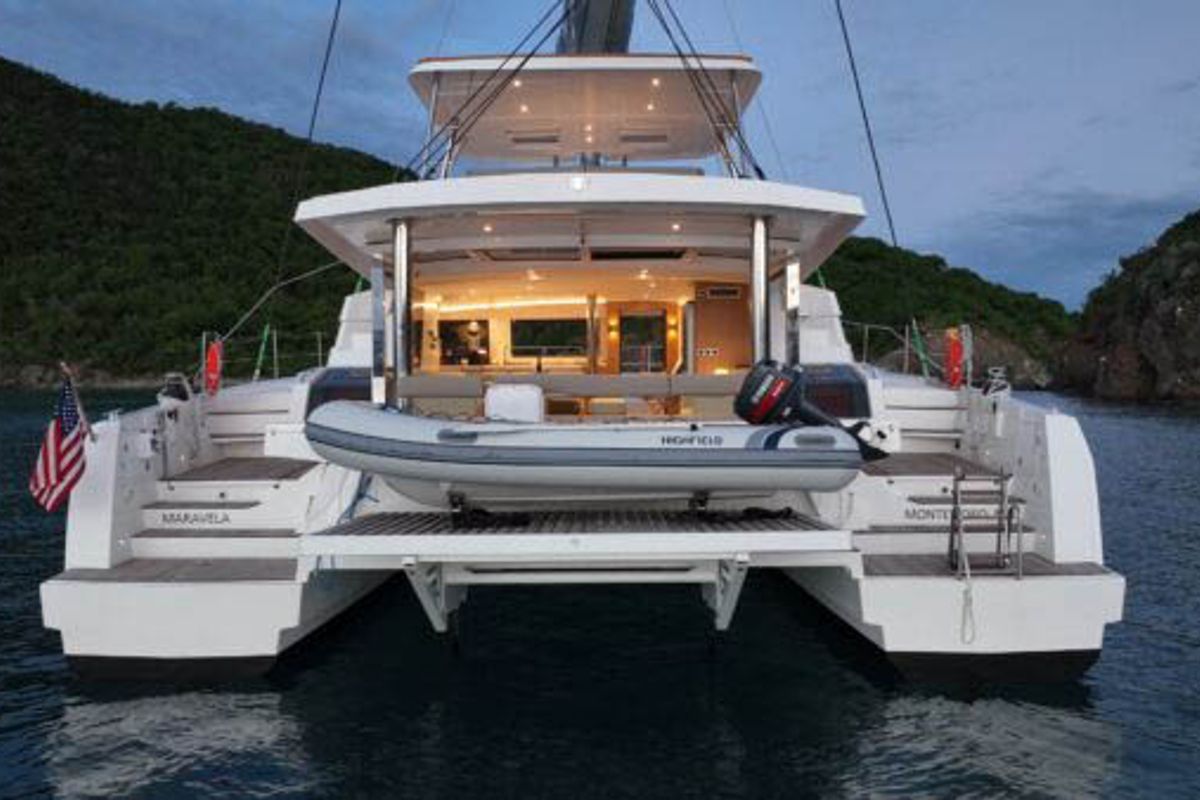 Maravela, a Bali 5.4 catamaran at Road Town, British Virgin Islands