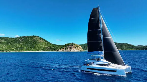 Maravela, a Bali 5.4 catamaran at Road Town, British Virgin Islands