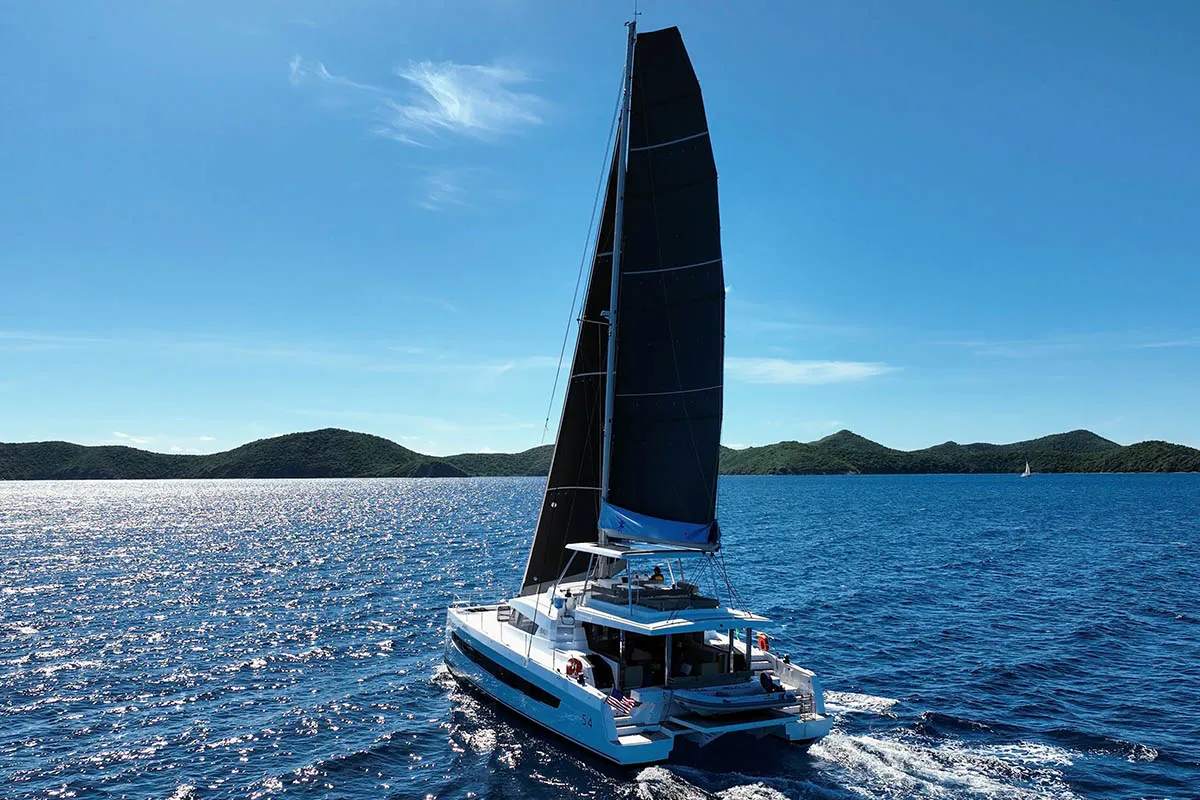 Maravela, a Bali 5.4 catamaran at Road Town, British Virgin Islands