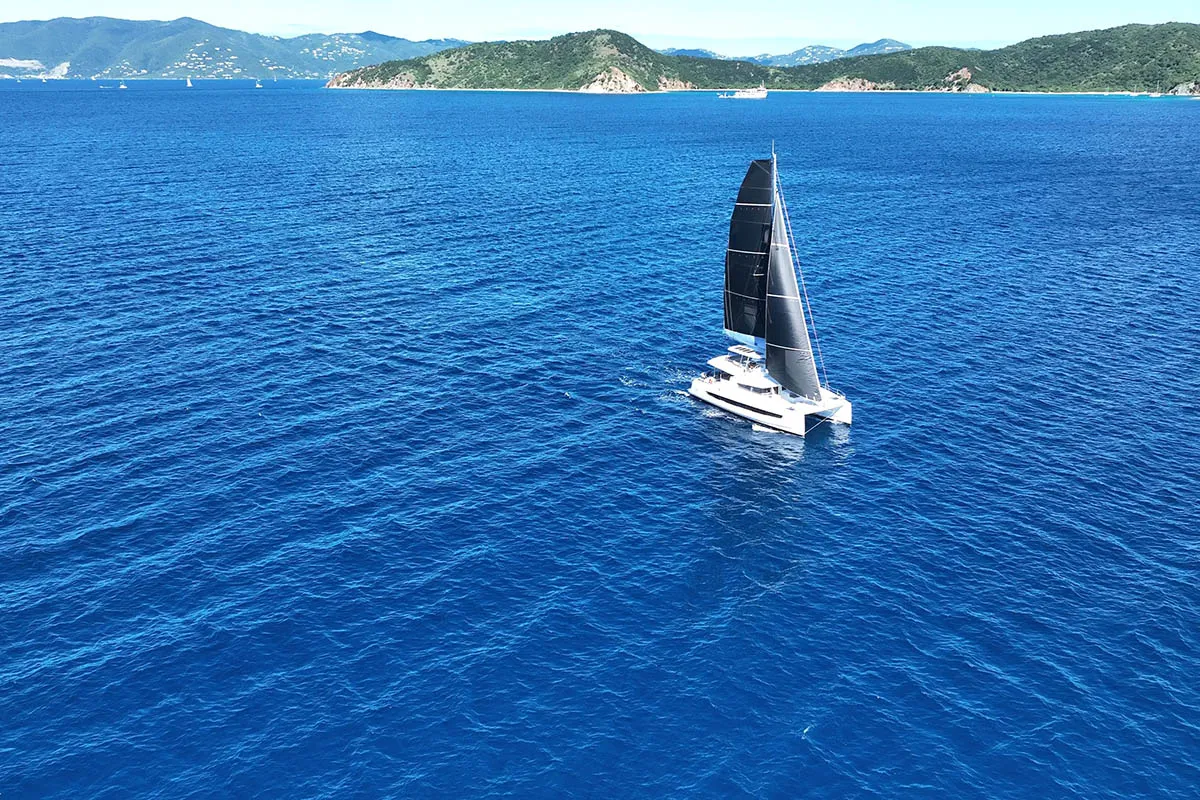 Maravela, a Bali 5.4 catamaran at Road Town, British Virgin Islands