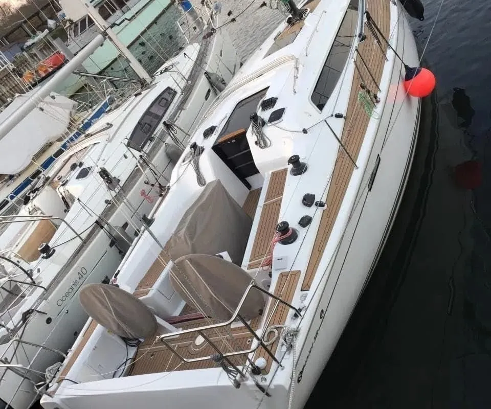 Neree, a Dehler 38 sailboat at Marseille, France