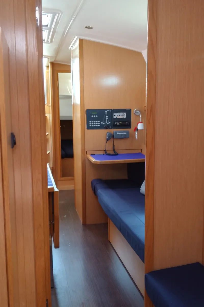 Cabin on Irene, a Bavaria 36 Cruiser sailboat at Municipal Unit of Palairos, Greece