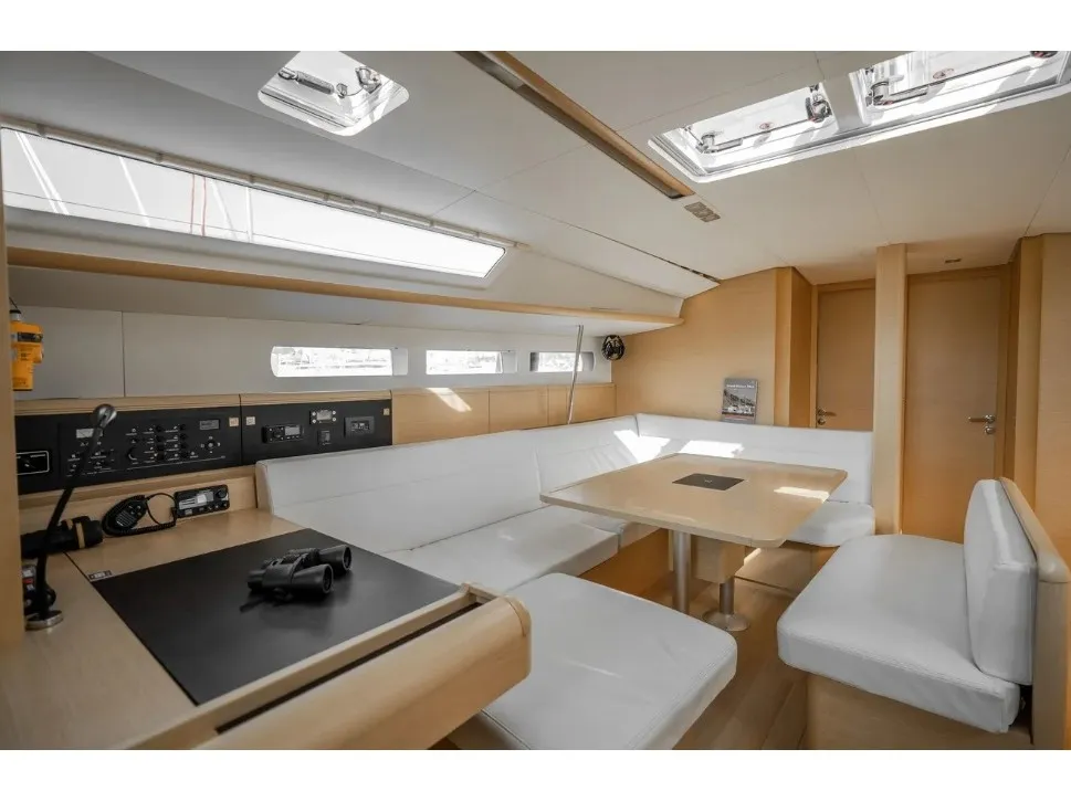 JUICY LUCY, a Jeanneau Sun Odyssey 519 sailboat at Lefkada, Greece