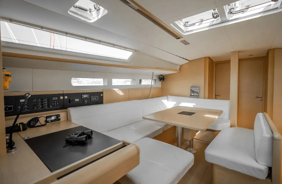 JUICY LUCY, a Jeanneau Sun Odyssey 519 sailboat at Lefkada, Greece