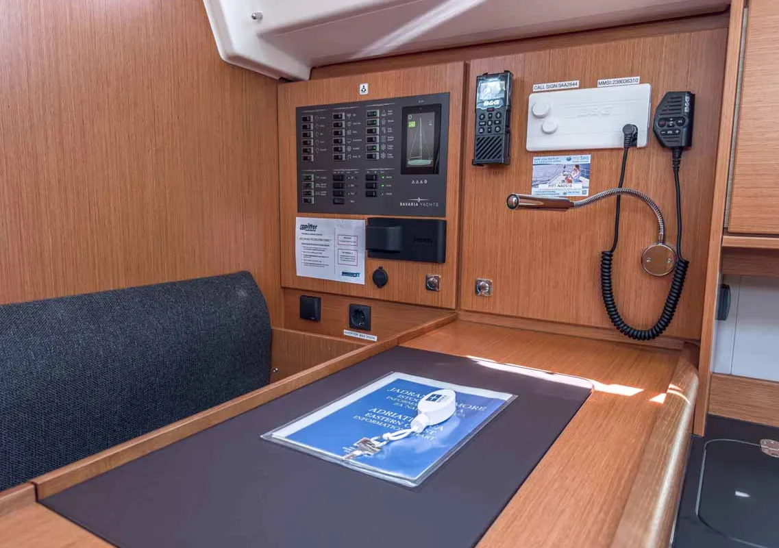 Naos, a Bavaria C46 sailboat at Grad Pula, Croatia