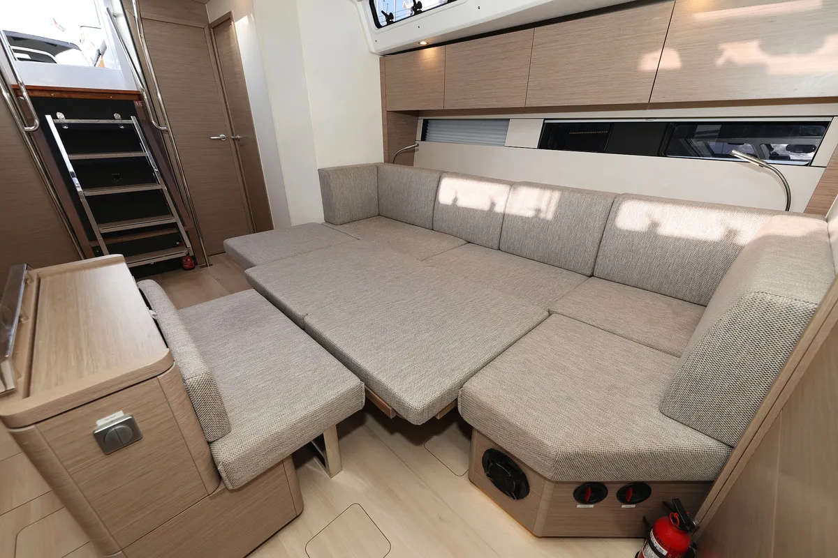 Salon of Infinity, a Hanse 460 sailboat at Grad Biograd na Moru, Croatia