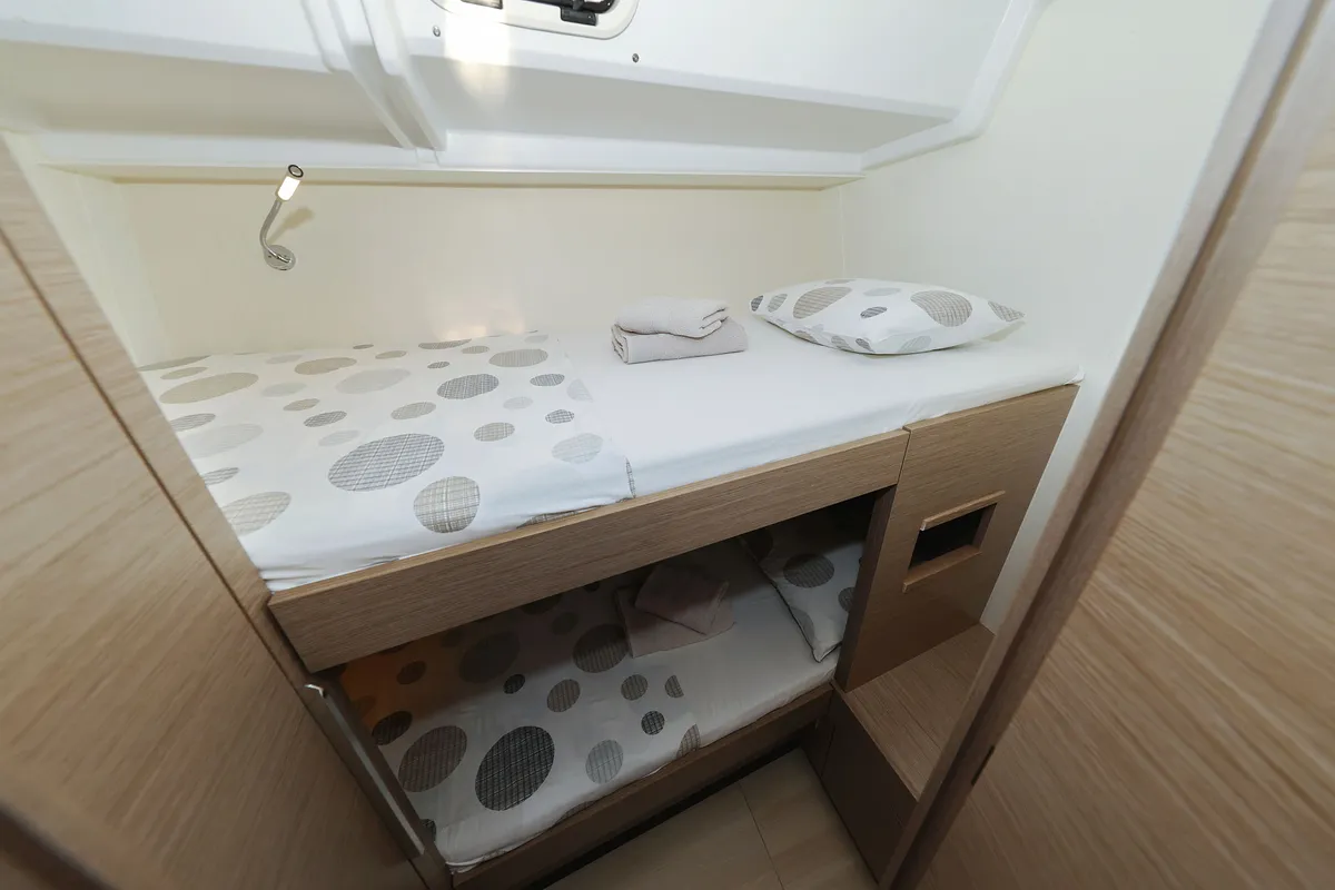 Cabin on Infinity, a Hanse 460 sailboat at Grad Biograd na Moru, Croatia