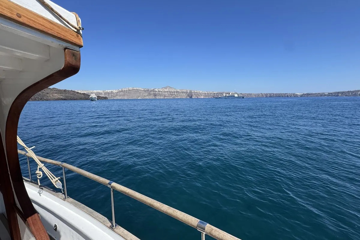 Kymatia, a Custom Made Trehandiri sailboat at Thira Municipal Unit, Greece