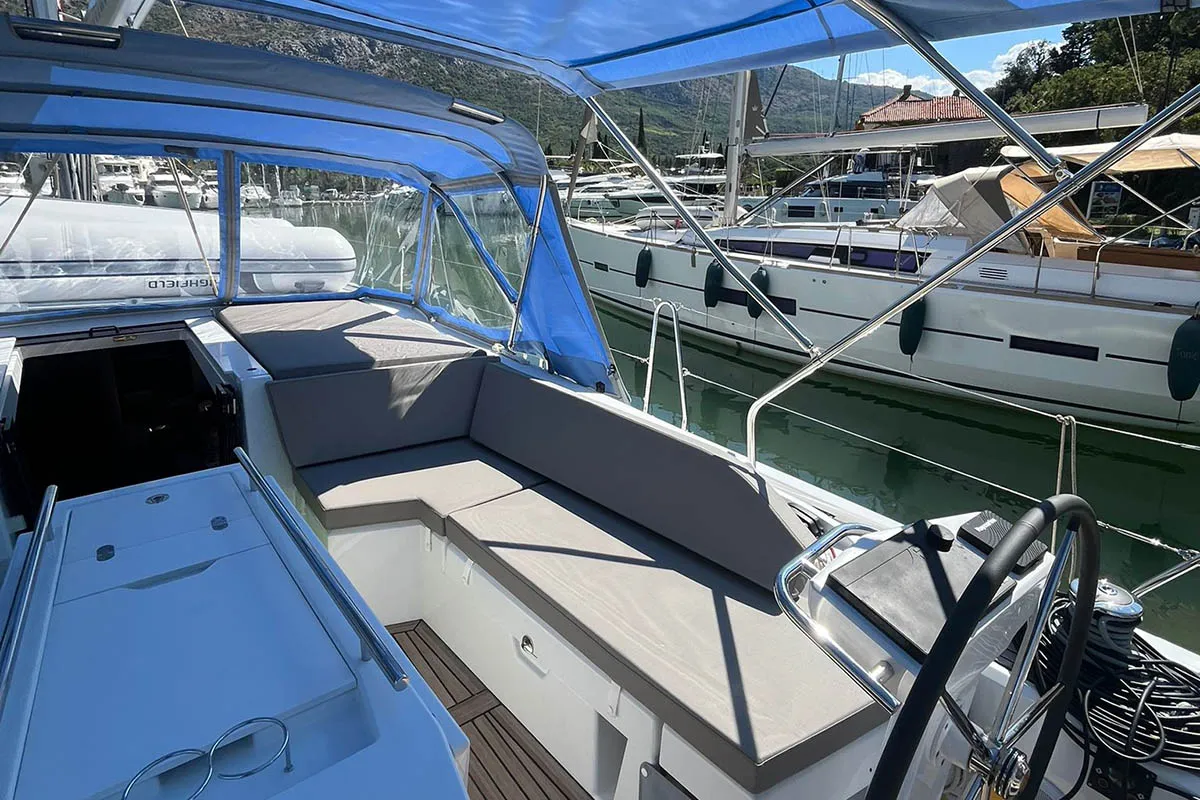 Cadence, a Beneteau Oceanis 46.1 sailboat at Dubrovnik, Croatia