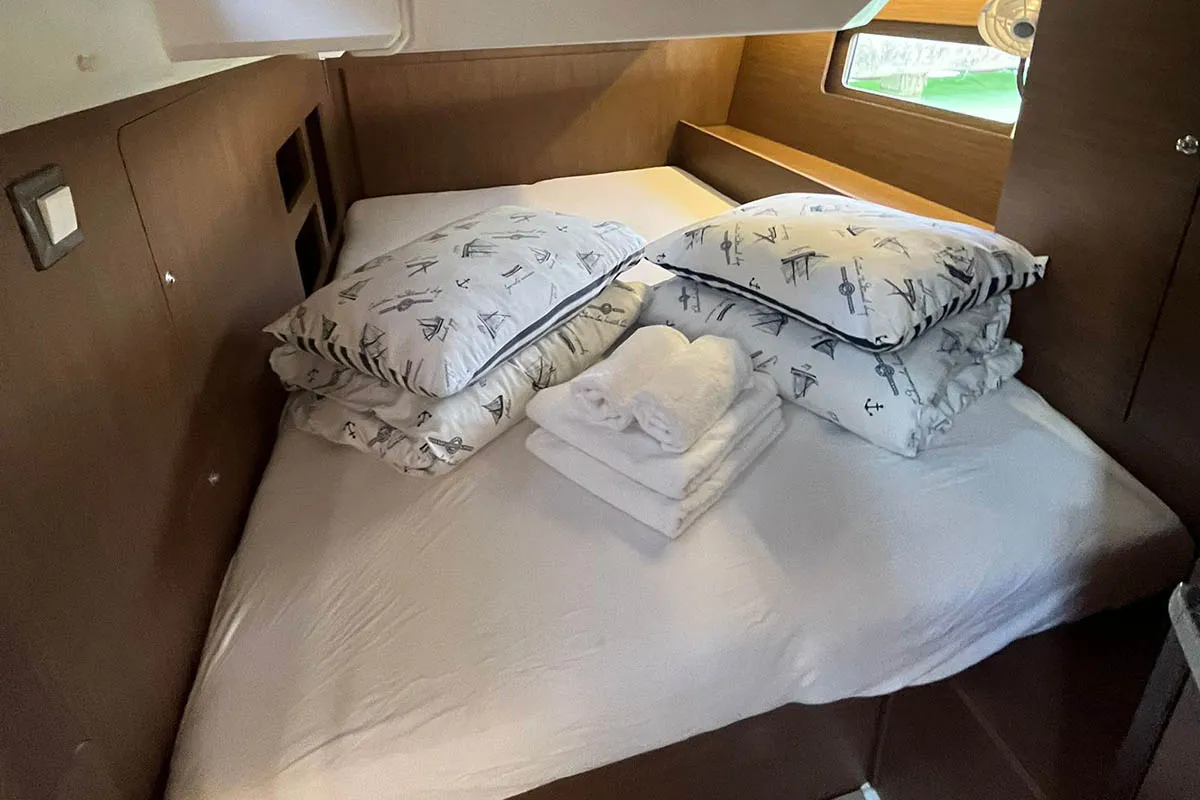 Cadence, a Beneteau Oceanis 46.1 sailboat at Dubrovnik, Croatia