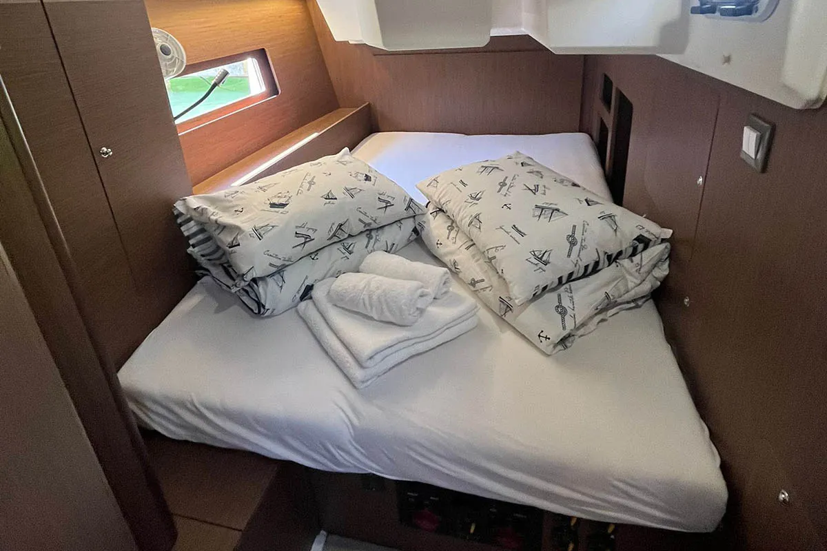 Cadence, a Beneteau Oceanis 46.1 sailboat at Dubrovnik, Croatia