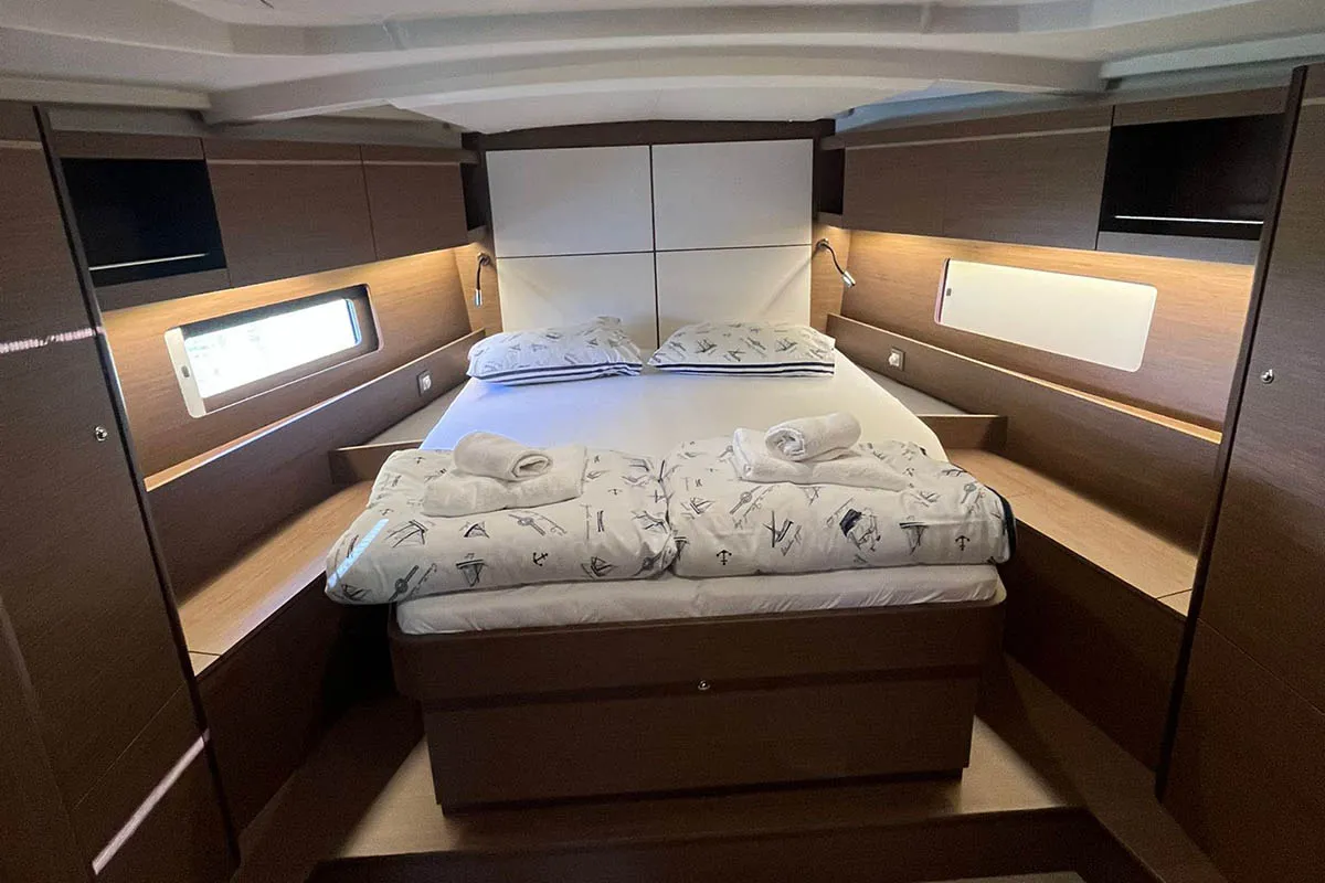 Cadence, a Beneteau Oceanis 46.1 sailboat at Dubrovnik, Croatia