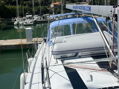 Cadence, a Beneteau Oceanis 46.1 sailboat at Dubrovnik, Croatia