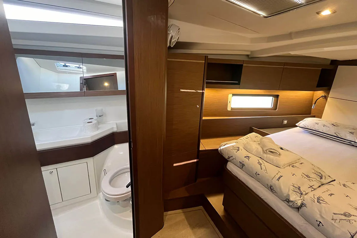 Cadence, a Beneteau Oceanis 46.1 sailboat at Dubrovnik, Croatia