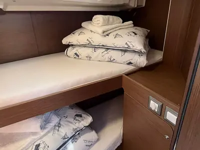 Head on Cadence, a Beneteau Oceanis 46.1 sailboat at Dubrovnik, Croatia