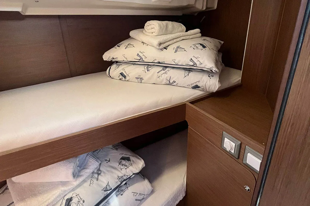 Cadence, a Beneteau Oceanis 46.1 sailboat at Dubrovnik, Croatia