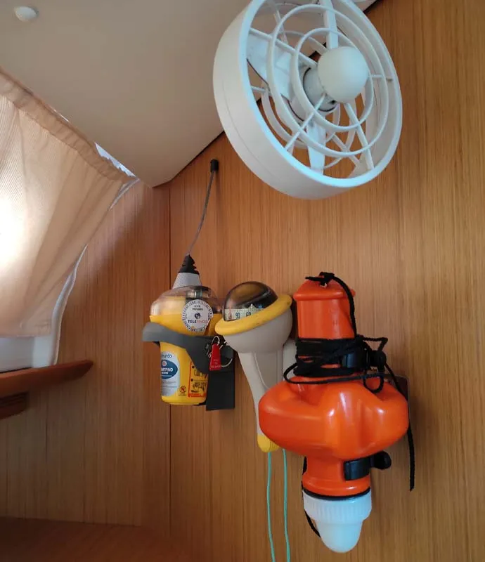 Cabin on Miss Elli, a Jeanneau Sun Odyssey 44i sailboat at Kontokali, Greece