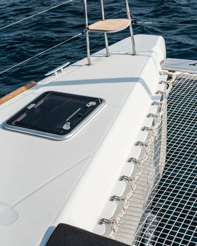 il Vento, a Lagoon 40 catamaran at Kontokali, Greece