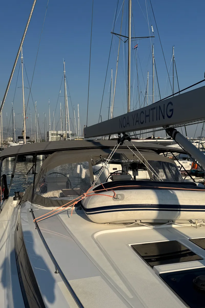 Hangover, a Bavaria C50 Holiday sailboat at Kaštela, Croatia