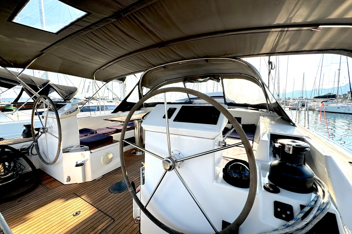 Hangover, a Bavaria C50 Holiday sailboat at Kaštela, Croatia