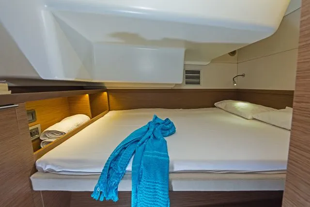Cabin on K3, a Lagoon 50 catamaran at Kos, Greece