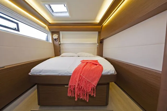 Cabin on K3, a Lagoon 50 catamaran at Kos, Greece