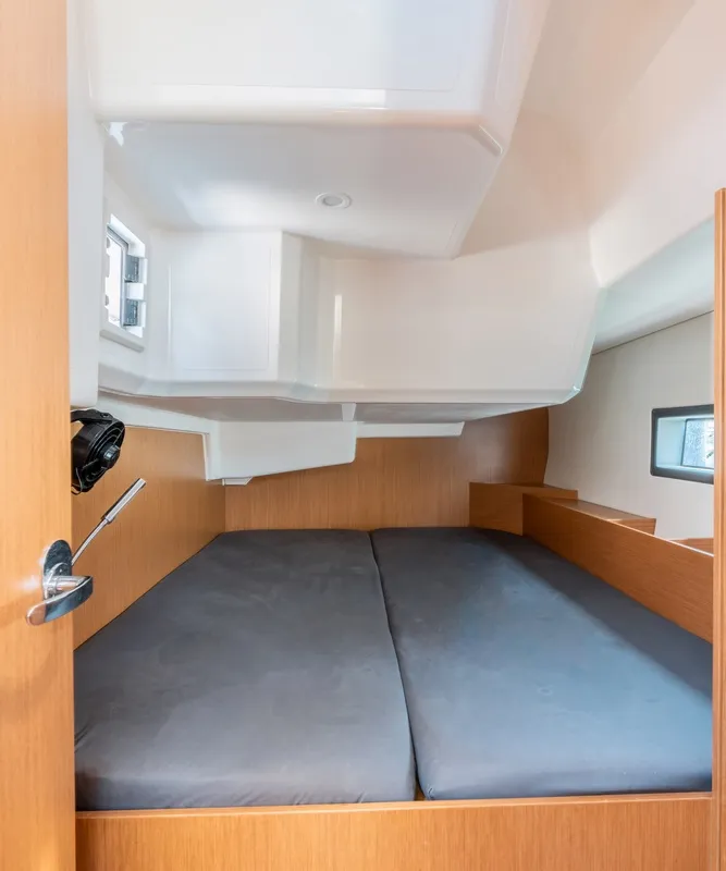 Cabin on Harmonia, a Bavaria C42 sailboat at Municipal Unit of Rhodes, Greece