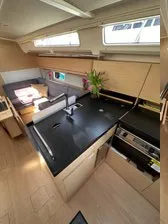 Galley of FuFu, a Hanse 388 sailboat at Seget Donji, Croatia