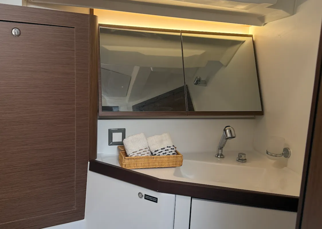 Head on Athena 2, a Beneteau Oceanis 46.1 sailboat at Fethiye, Turkey