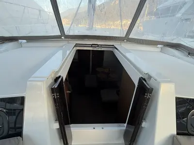 Deck of Athena 2, a Beneteau Oceanis 46.1 sailboat at Fethiye, Turkey
