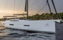 Exterior view of My Way, a Dufour Exclusive 56 sailboat at Općina Rogoznica, Croatia