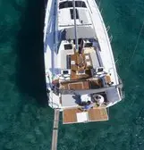 Deck of My Way, a Dufour Exclusive 56 sailboat at Općina Rogoznica, Croatia