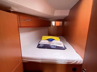 Cabin on Tess Point, a Bavaria Cruiser 46 sailboat at Split, Croatia