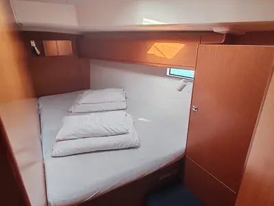 Cabin on Spectra, a Bavaria Cruiser 46 sailboat at Pakoštane, Croatia