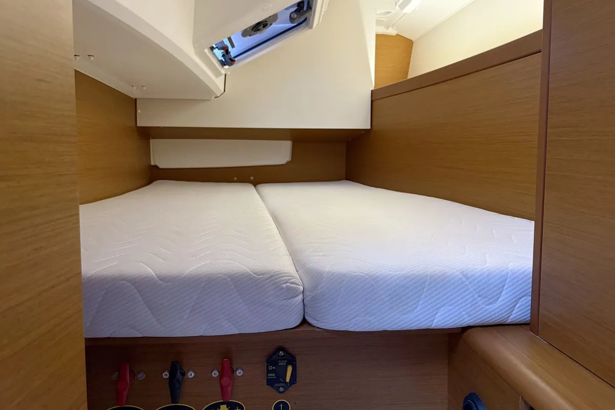 Cabin on Ana, a Jeanneau Sun Odyssey 349 sailboat at Grad Pula, Croatia