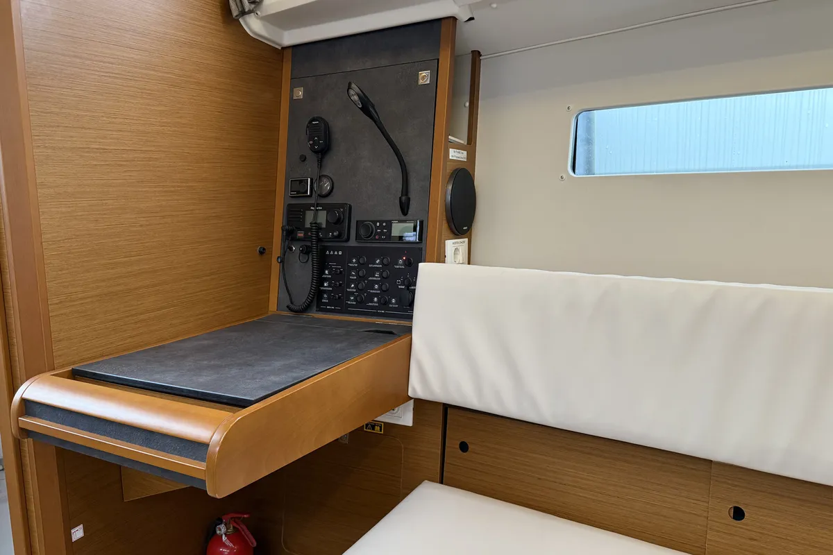 Salon of Ana, a Jeanneau Sun Odyssey 349 sailboat at Grad Pula, Croatia