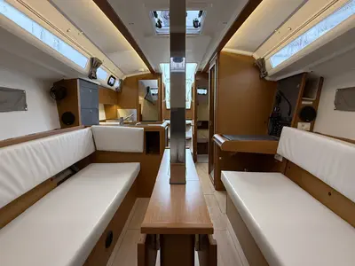 Salon of Ana, a Jeanneau Sun Odyssey 349 sailboat at Grad Pula, Croatia